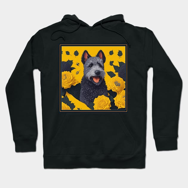 Рumi dog. Style vector (yellow version 2 pumi dog) Hoodie by xlhombat